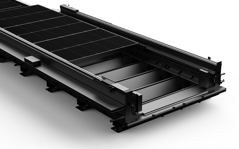 力星激光榮耀之星激光切割機-雙支撐設計,承重分離 力星激光榮耀之星激光切割機-雙支撐設計