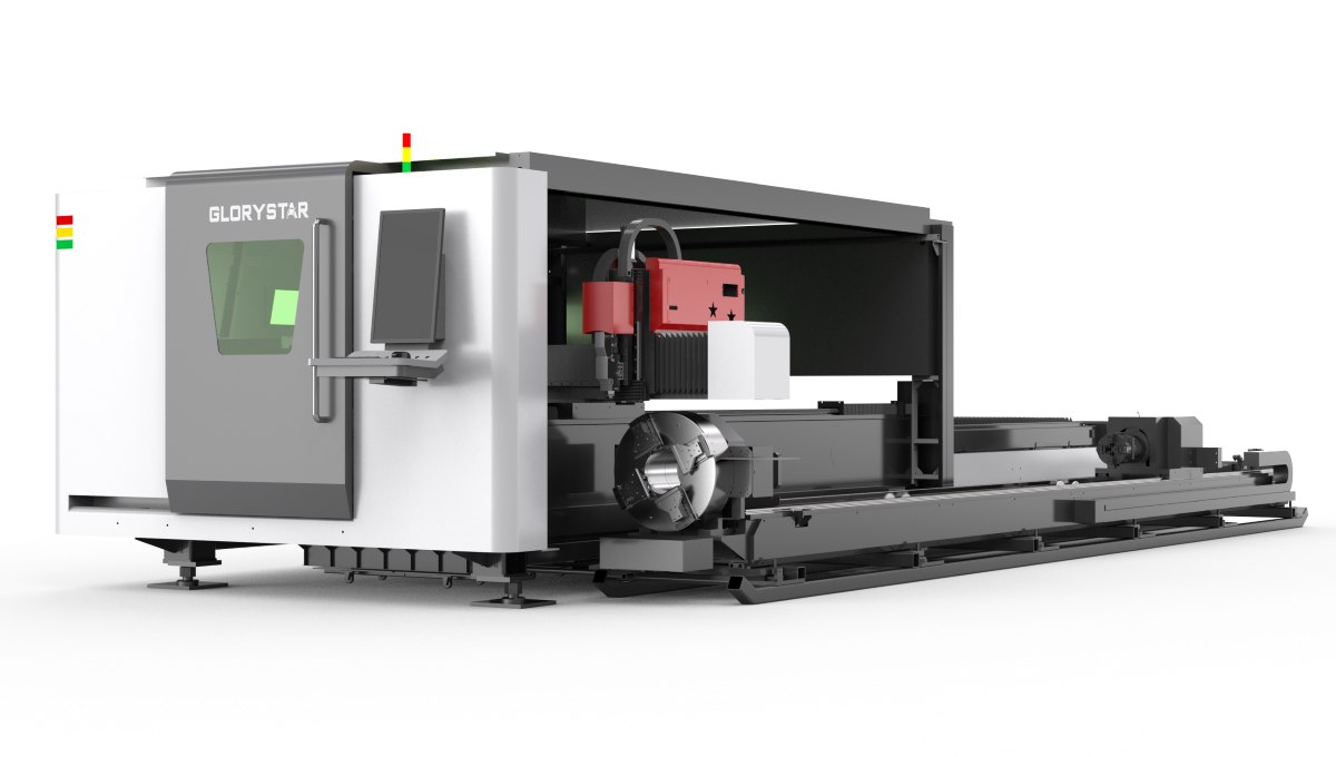 GS?全防護(hù)板管一體激光切割機(jī) GS?全防護(hù)板管一體激光切割機(jī)