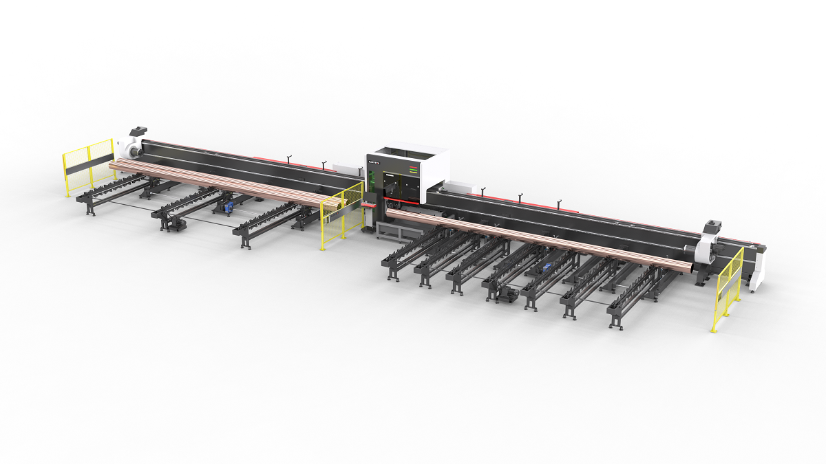 ?? 三卡盤(pán)重型激光管材切割機(jī) ?? 三卡盤(pán)重型激光管材切割機(jī)