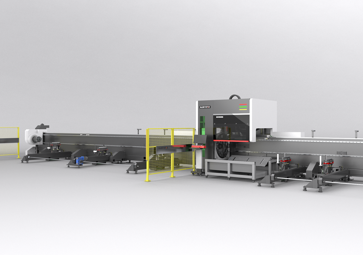 ?? 三卡盤(pán)重型激光管材切割機(jī) ?? 三卡盤(pán)重型激光管材切割機(jī)