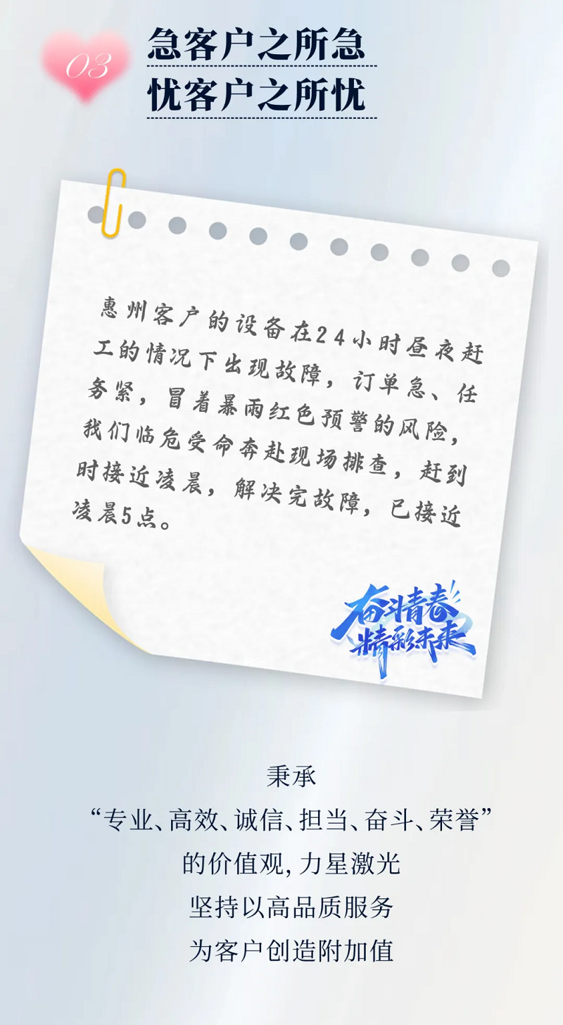 力星激光服務怎么樣？力星用五星售后服務貼心為您解憂！